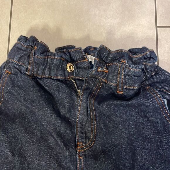 ZARA woman’s blue jeans with an elastic waist - Picture 5 of 16